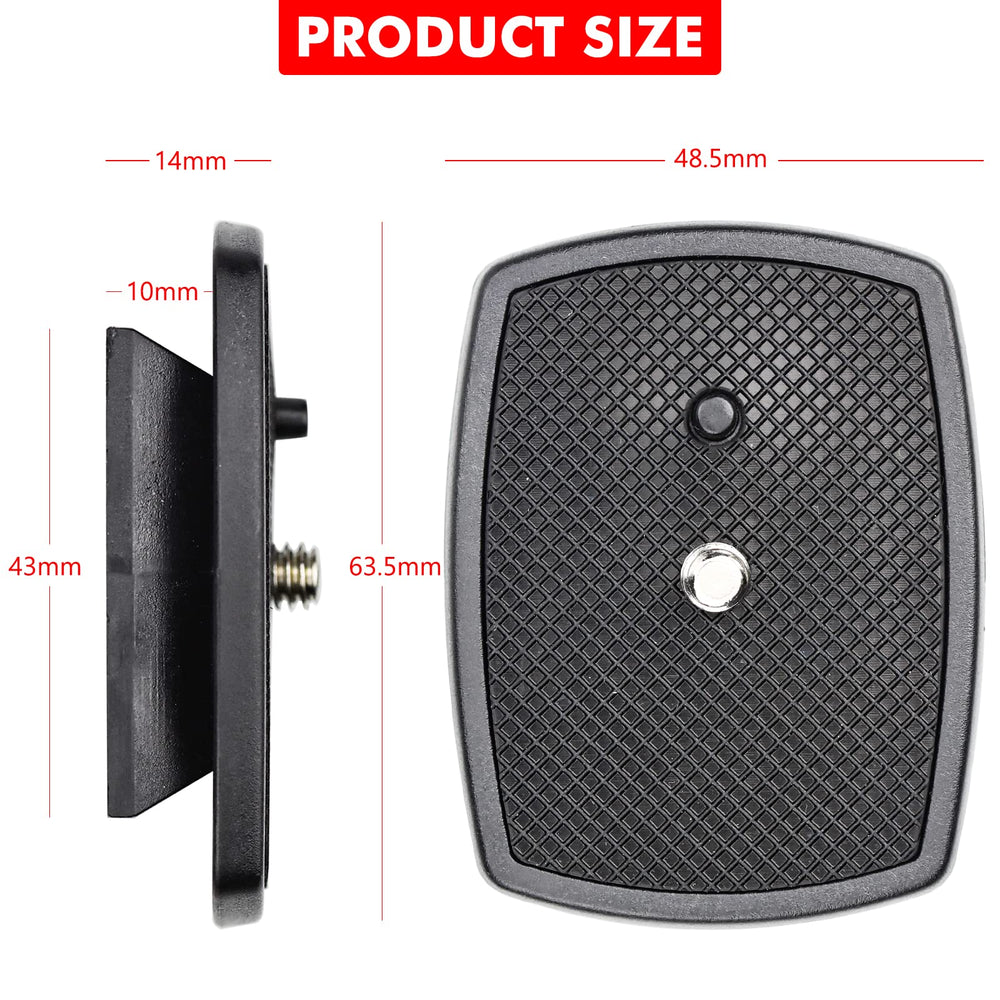 LUCKYKODOR Camera Quick Release Plate Universal
