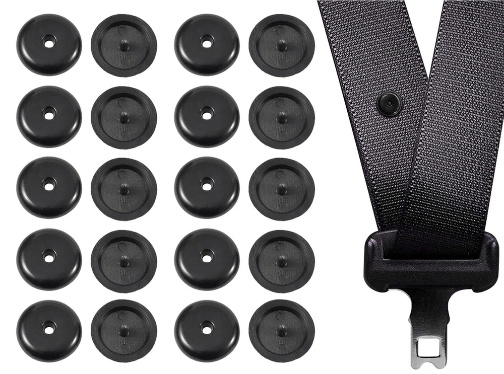 LUCKYKODOR 10 Pairs Seat Belt Button