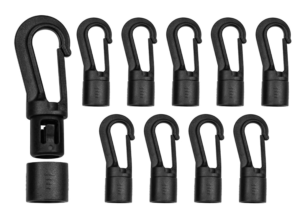 LUCKYKODOR Pack of 10 Plastic Hooks