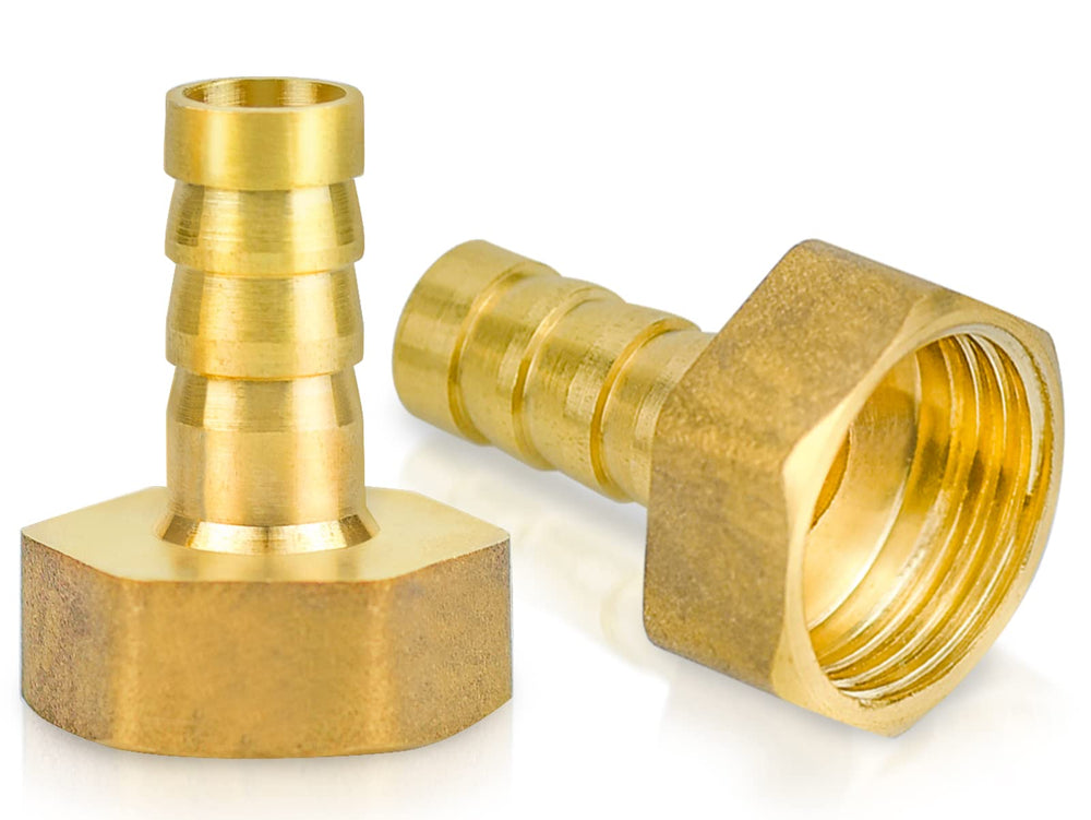 LUCKYKODOR Hose Nozzle 10 mm Brass Hose Nozzle