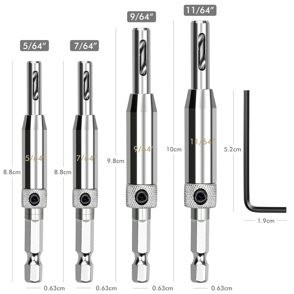 LUCKYKODOR Hinge Drill Bits