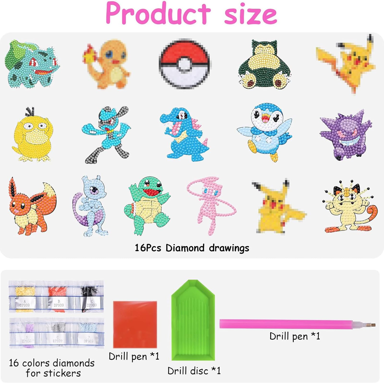 MUSEDAY Diamond Painting Children's Set