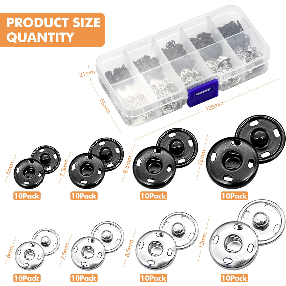 LUCKYKODOR Press Stud Fastener