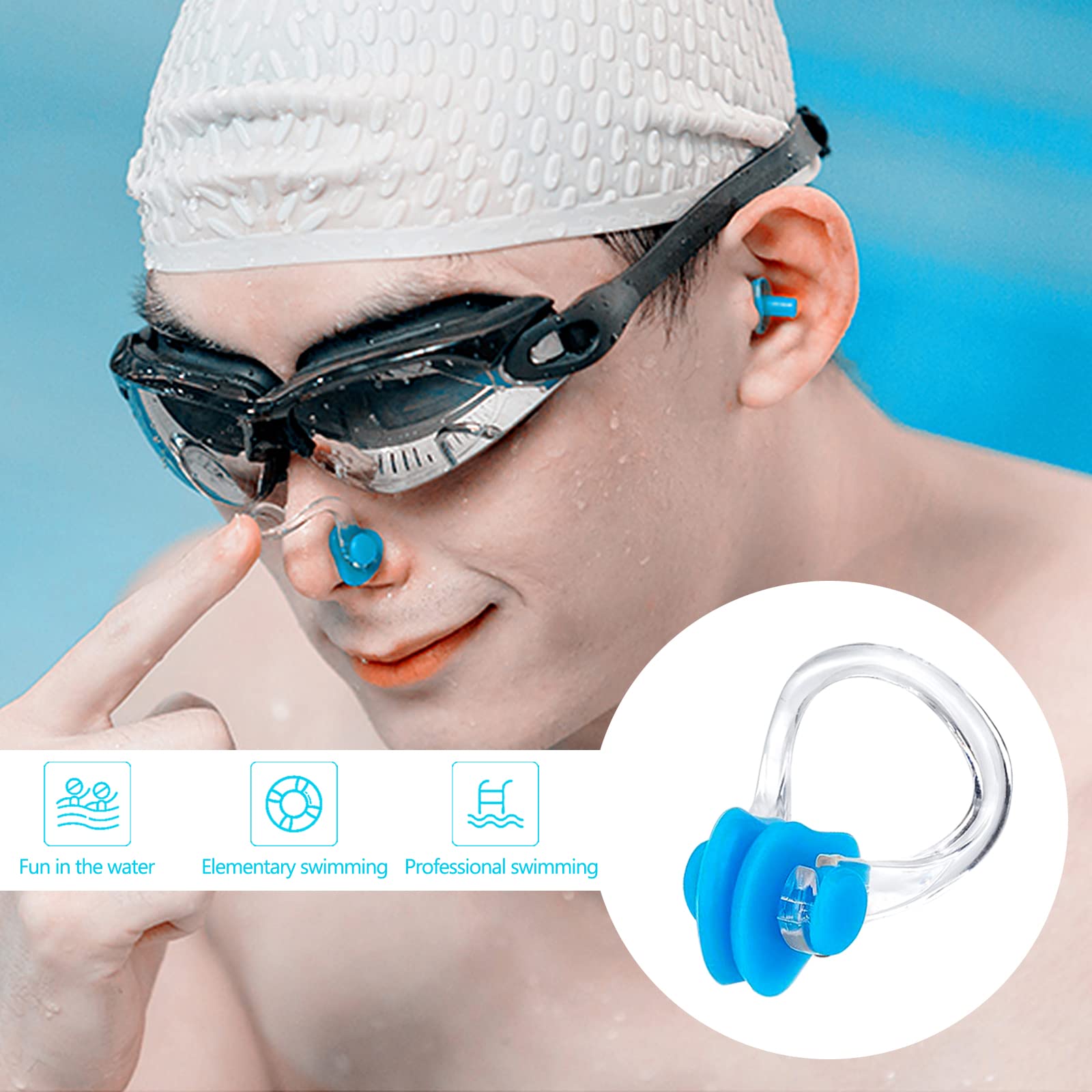 LUCKYKODOR Pack of 16 Waterproof Nose