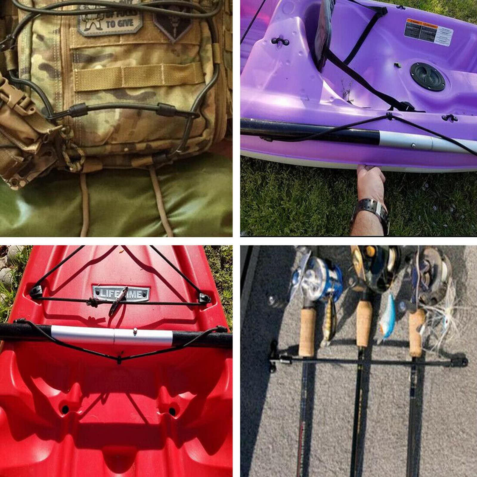 LUCKYKODOR Pack of 10 Plastic Hooks